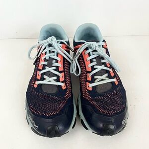 Salewa Hiking Shoes Lite Train K Navy Coral Outdoor Speed Hiking Shoes Women 8.5